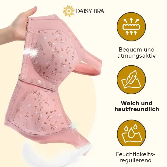 Daisy BH – NUR HEUTE 80 % RABATT – Bequemer & praktischer BH mit Frontverschluss