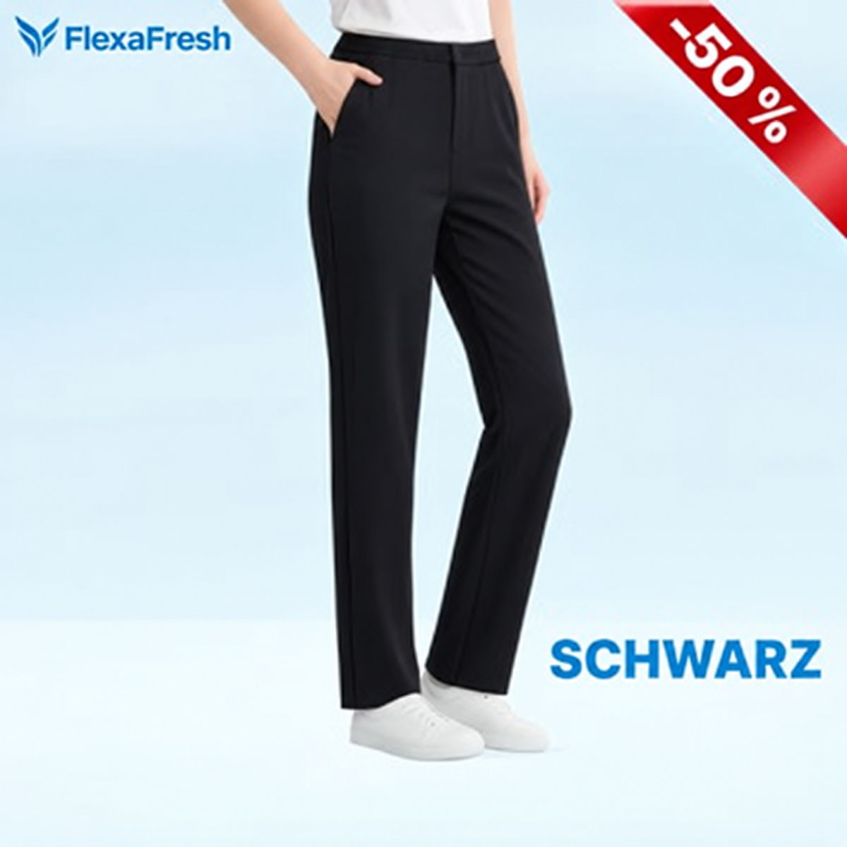 FlexaFresh – Bequeme Unisex-Freizeithose aus ultraelastischer Eisseide