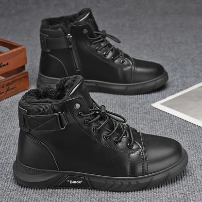 🔥Men's 2026 Ultimate Leather Boots - Waterproof & Orthopedic Comfort Casual Work Boots