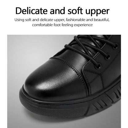 🔥Men's 2026 Ultimate Leather Boots - Waterproof & Orthopedic Comfort Casual Work Boots