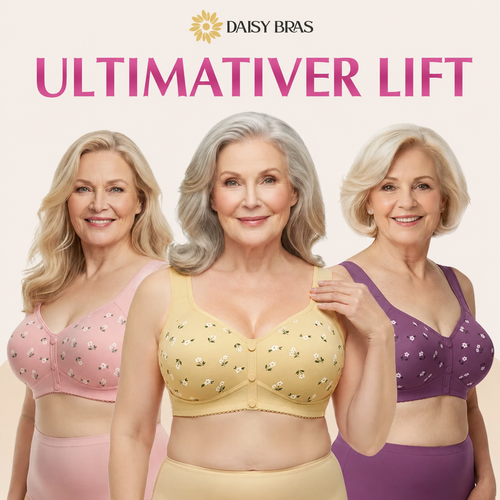 Daisy BH – NUR HEUTE 80 % RABATT – Bequemer & praktischer BH mit Frontverschluss
