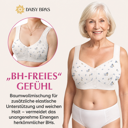 Daisy BH – NUR HEUTE 80 % RABATT – Bequemer & praktischer BH mit Frontverschluss