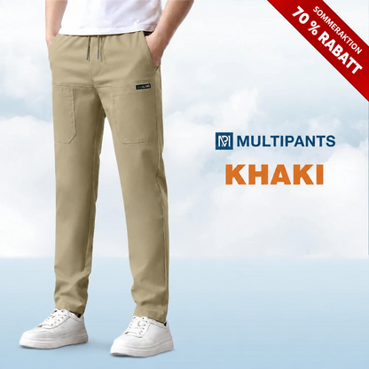 MultiPants – 70 % Rabatt – Strapazierfähige Cargohose mit hoher Elastizität und vielen Taschen