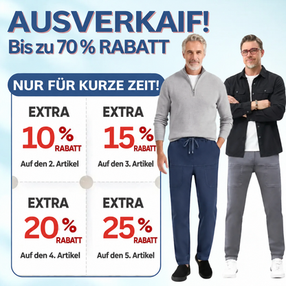 MultiPants – 70 % Rabatt – Strapazierfähige Cargohose mit hoher Elastizität und vielen Taschen