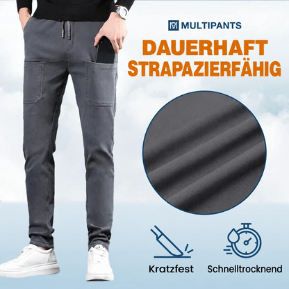 MultiPants – 70 % Rabatt – Strapazierfähige Cargohose mit hoher Elastizität und vielen Taschen
