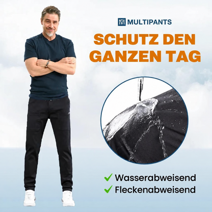 MultiPants – 70 % Rabatt – Strapazierfähige Cargohose mit hoher Elastizität und vielen Taschen