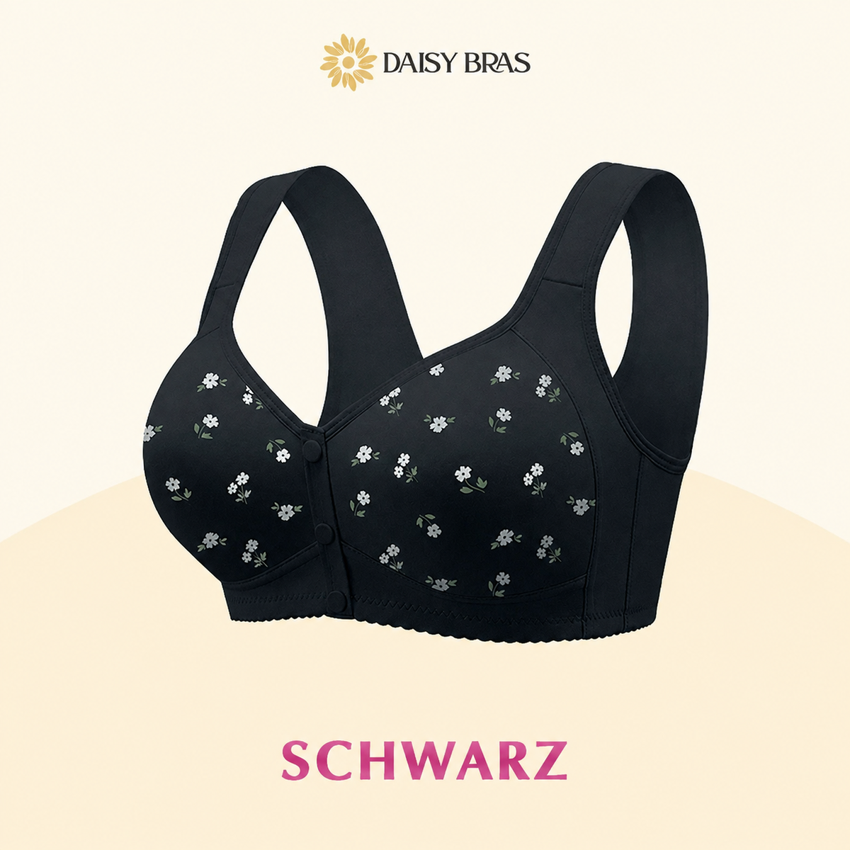 Daisy BH – NUR HEUTE 80 % RABATT – Bequemer & praktischer BH mit Frontverschluss
