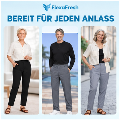 FlexaFresh – Bequeme Unisex-Freizeithose aus ultraelastischer Eisseide