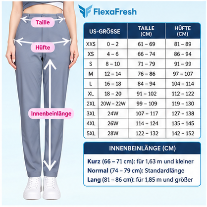 FlexaFresh – Bequeme Unisex-Freizeithose aus ultraelastischer Eisseide