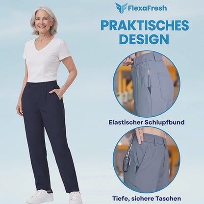 FlexaFresh – Bequeme Unisex-Freizeithose aus ultraelastischer Eisseide
