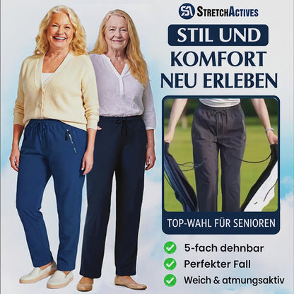 StretchActive – Ultraweiche, elastische Freizeithose für Damen mit perfektem Fall