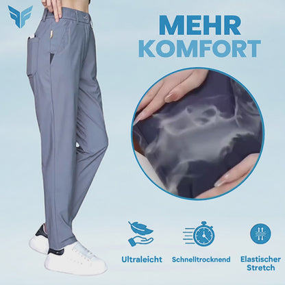 FlexaFresh – Bequeme Unisex-Freizeithose aus ultraelastischer Eisseide