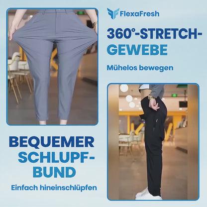 FlexaFresh – Bequeme Unisex-Freizeithose aus ultraelastischer Eisseide