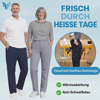FlexaFresh – Bequeme Unisex-Freizeithose aus ultraelastischer Eisseide