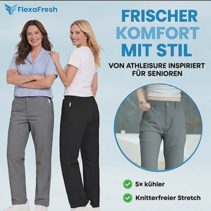 FlexaFresh – Bequeme Unisex-Freizeithose aus ultraelastischer Eisseide